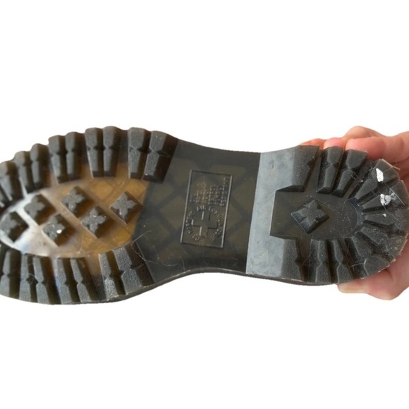 Dr. Martens Sinclair Platform Boots White Leather Front Zip Size 7 - Picture 10 of 13